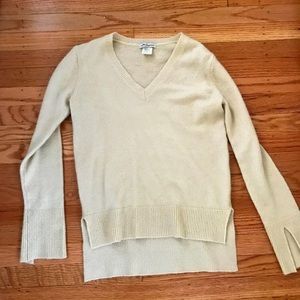 Cream Sweater with Bell Sleeves